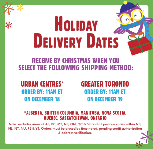 Holiday Delivery Dates